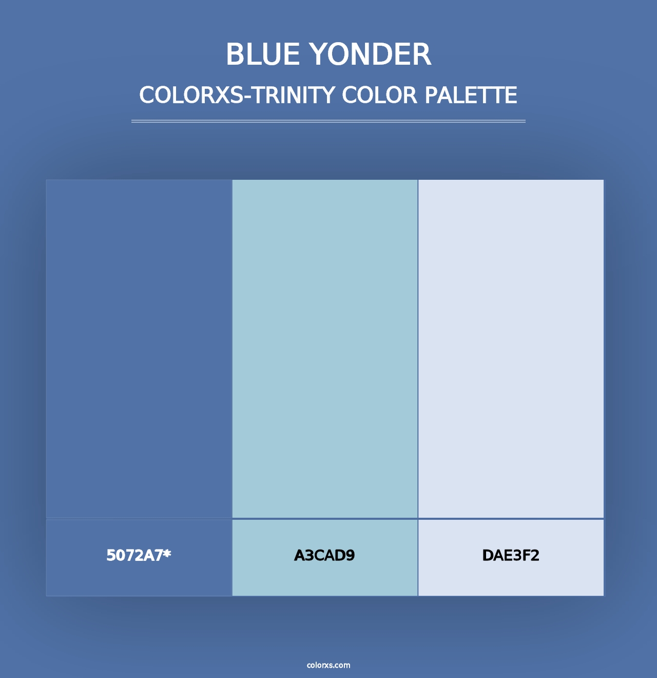 Blue Yonder - Colorxs Trinity Palette