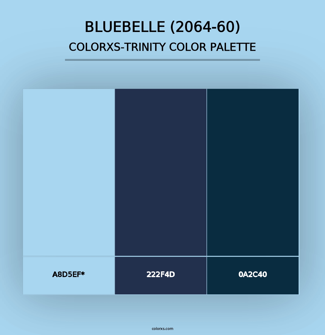 Bluebelle (2064-60) - Colorxs Trinity Palette