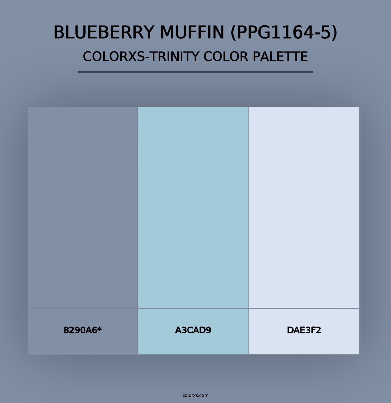 Blueberry Muffin (PPG1164-5) - Colorxs Trinity Palette