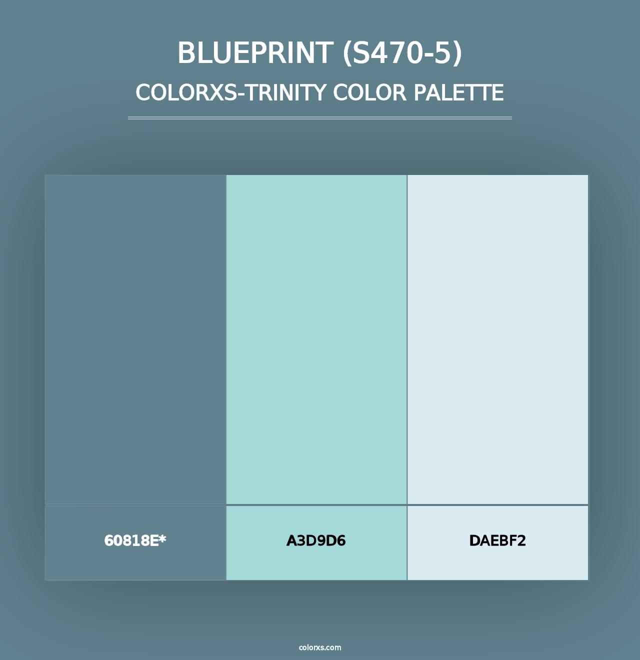 Blueprint (S470-5) - Colorxs Trinity Palette