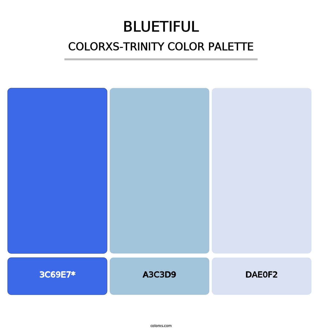 Bluetiful - Colorxs Trinity Palette