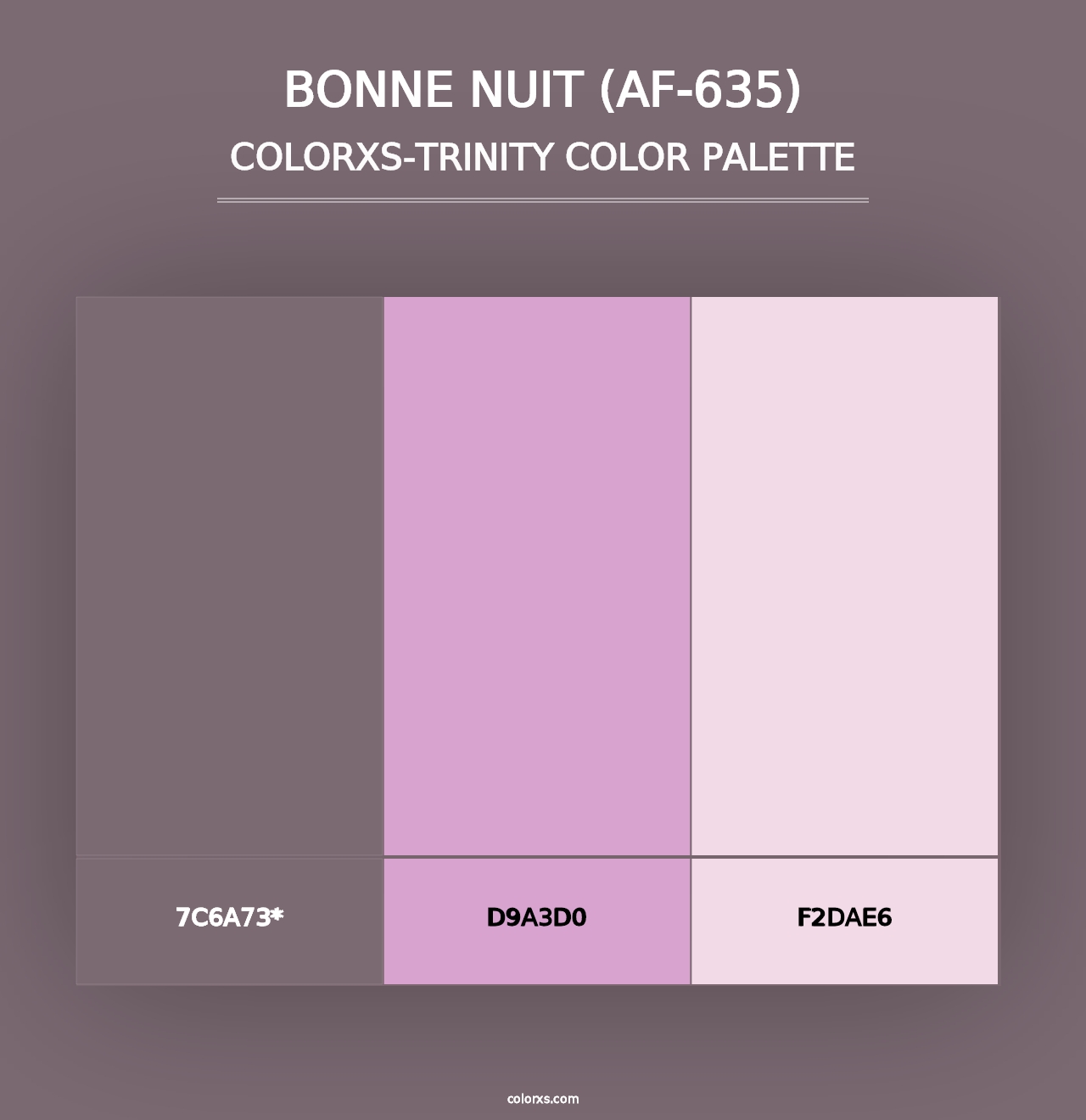 Bonne Nuit (AF-635) - Colorxs Trinity Palette