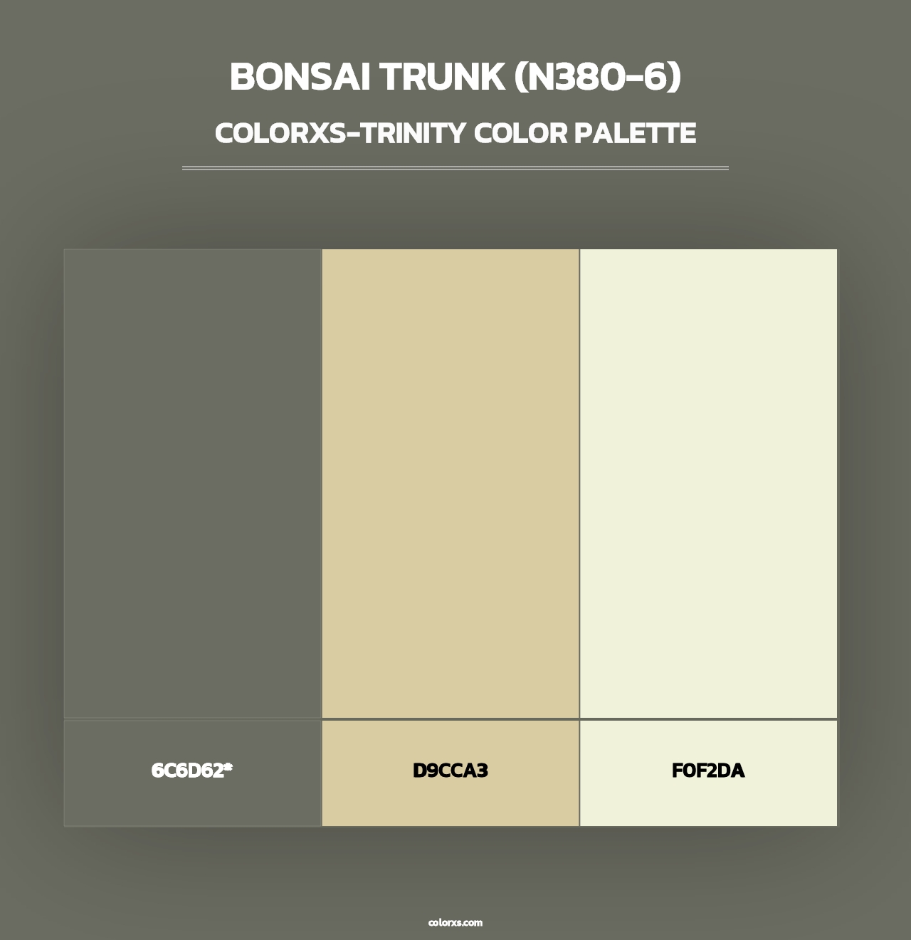 Bonsai Trunk (N380-6) - Colorxs Trinity Palette