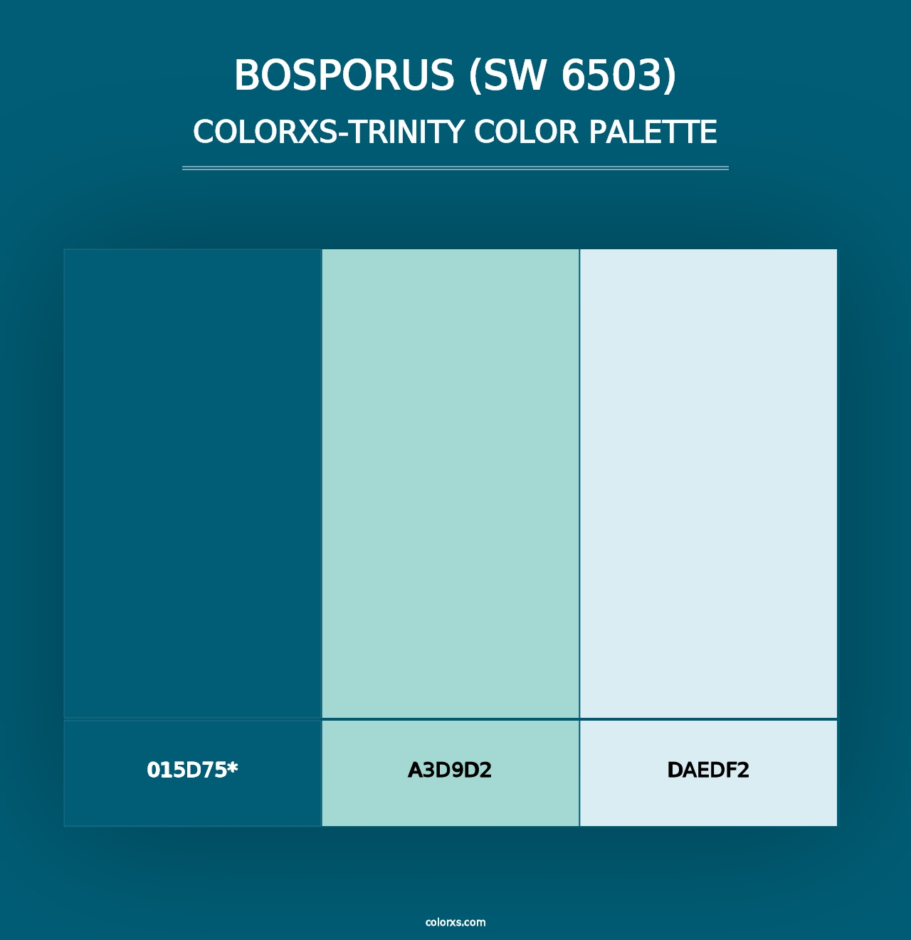 Bosporus (SW 6503) - Colorxs Trinity Palette