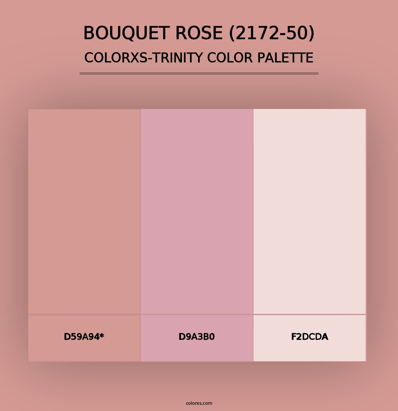 Bouquet Rose (2172-50) - Colorxs Trinity Palette