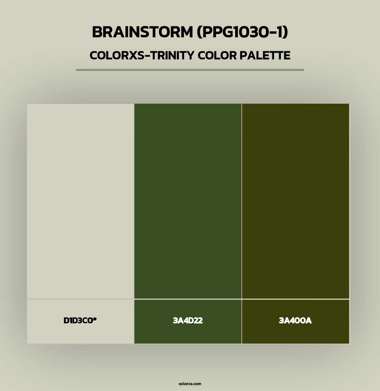 Brainstorm (PPG1030-1) - Colorxs Trinity Palette