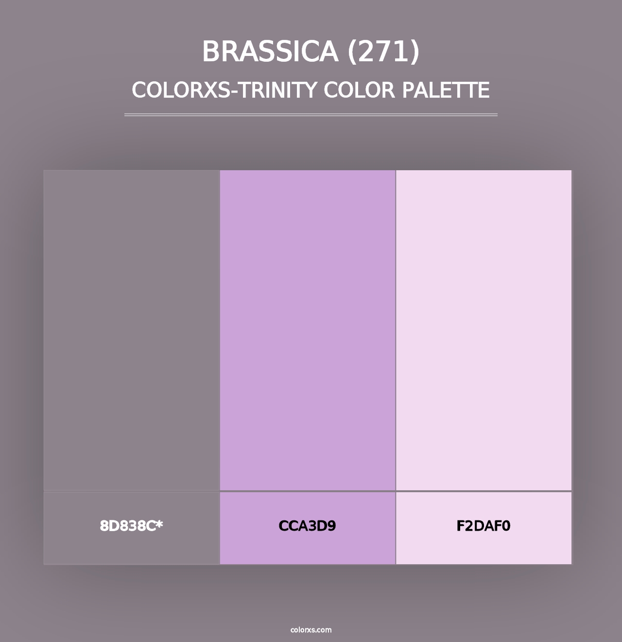 Brassica (271) - Colorxs Trinity Palette