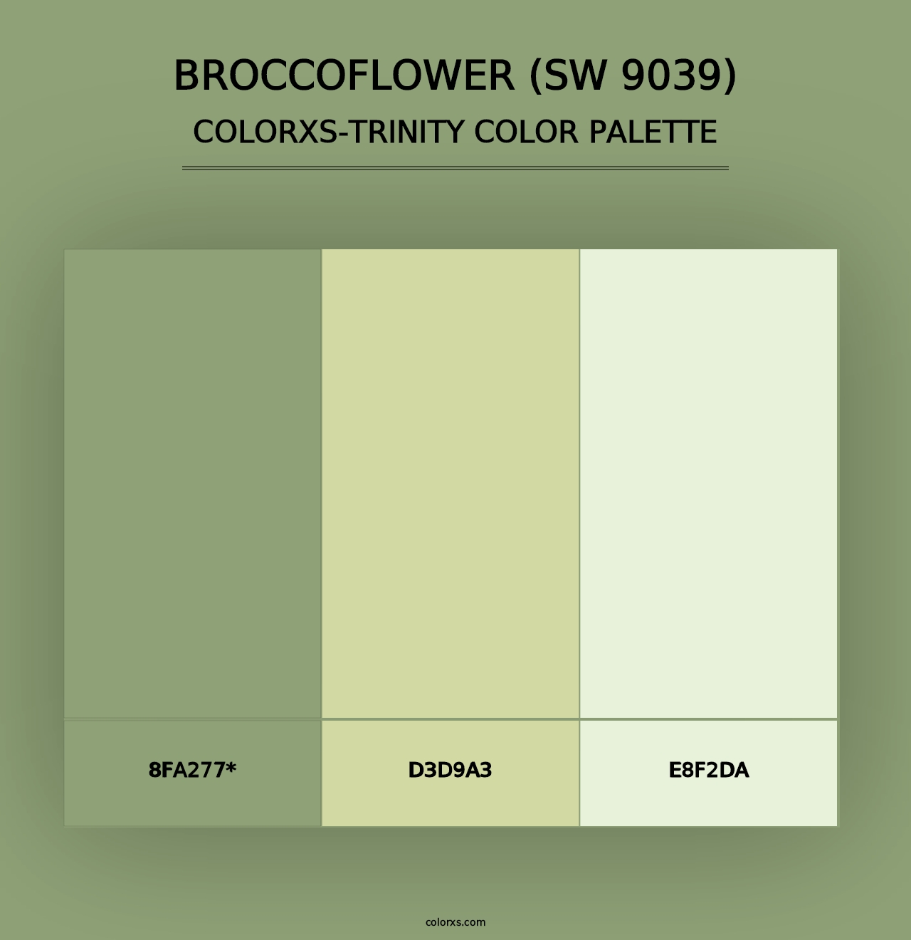 Broccoflower (SW 9039) - Colorxs Trinity Palette