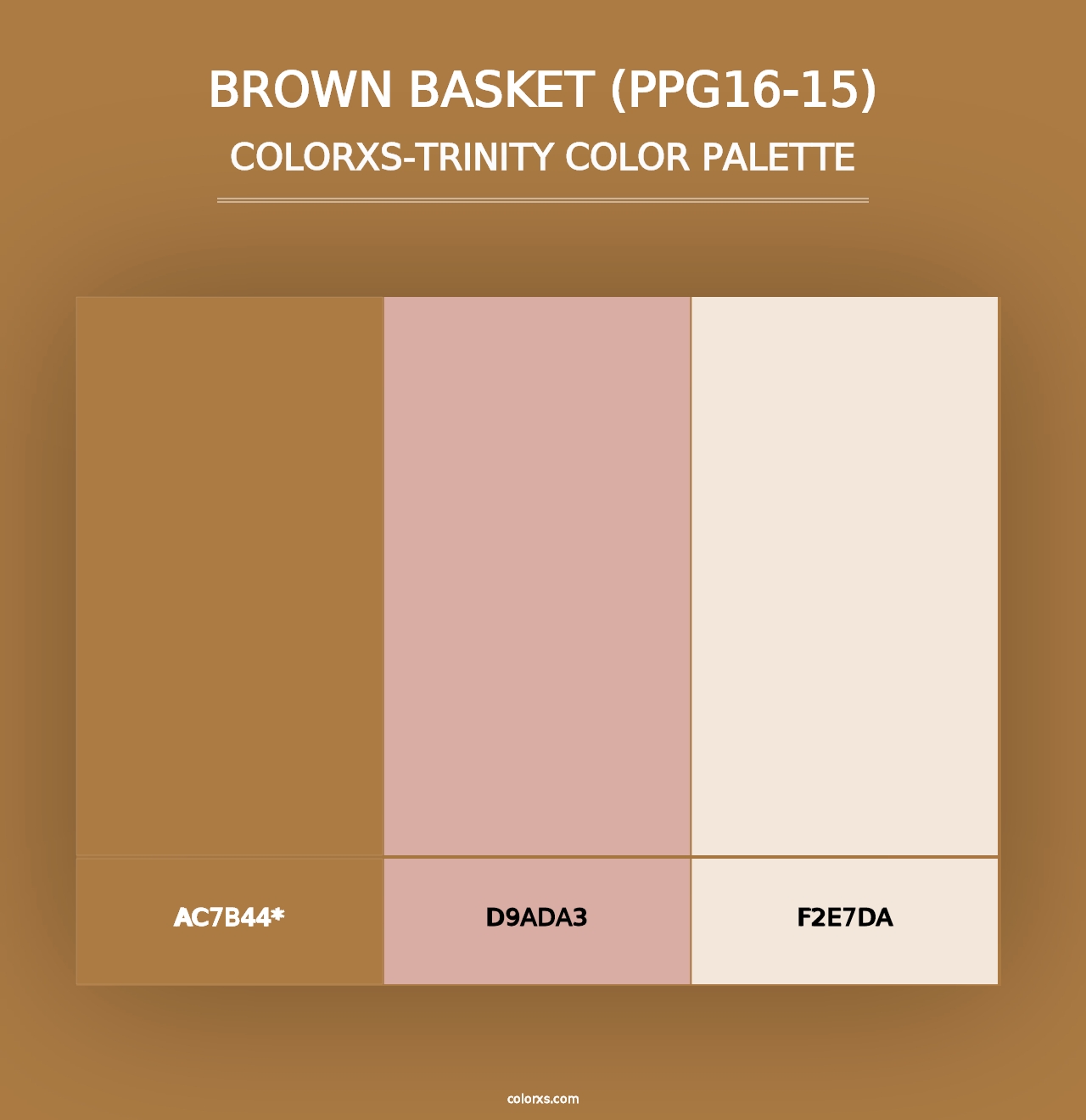 Brown Basket (PPG16-15) - Colorxs Trinity Palette