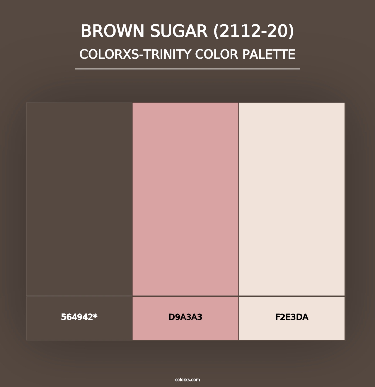 Brown Sugar (2112-20) - Colorxs Trinity Palette