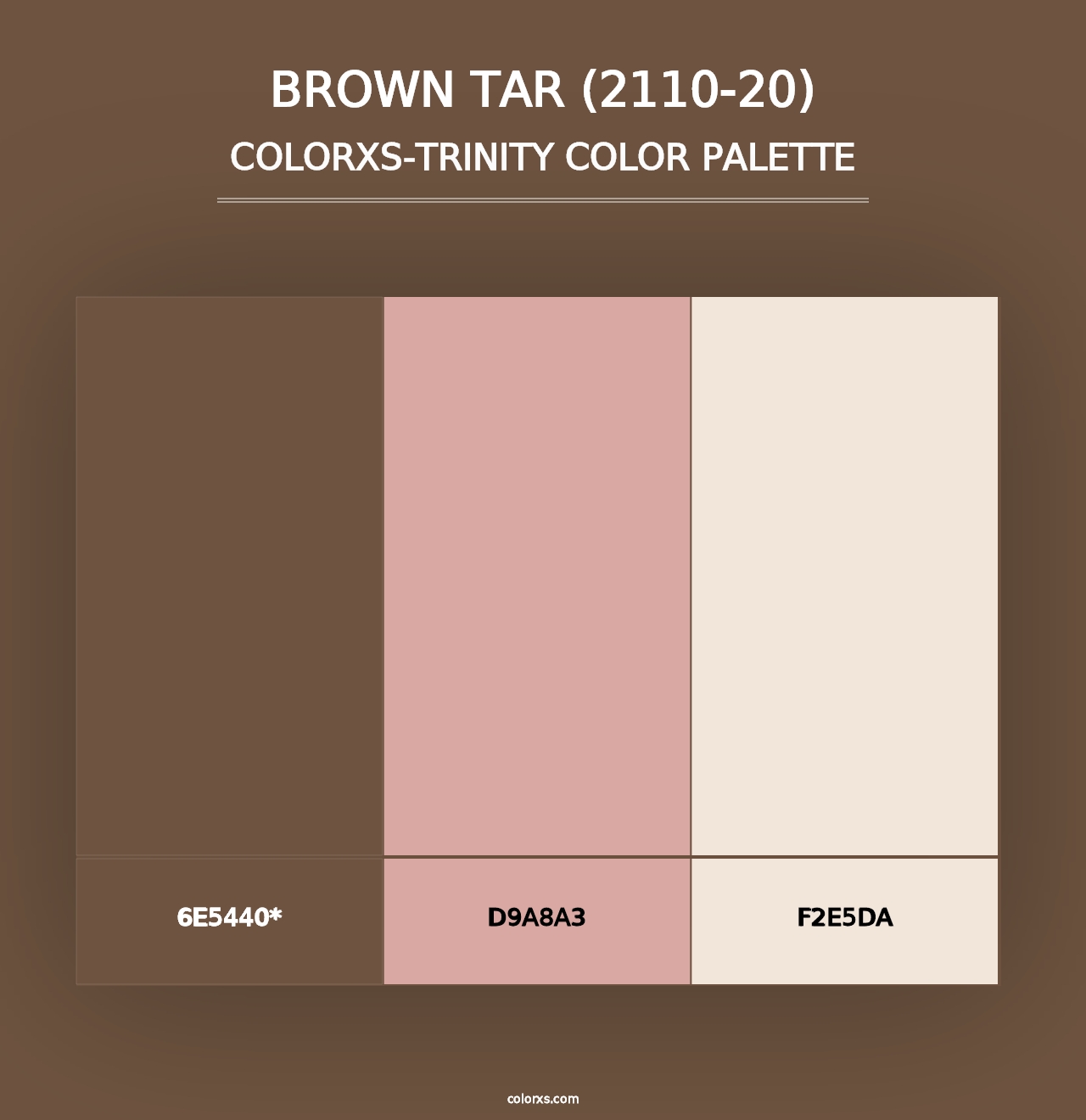 Brown Tar (2110-20) - Colorxs Trinity Palette