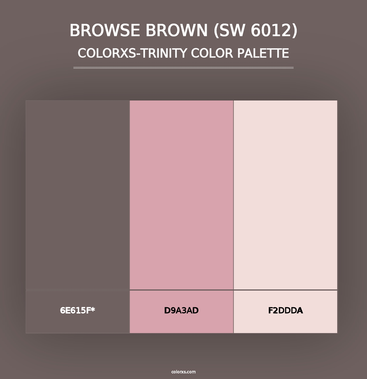 Browse Brown (SW 6012) - Colorxs Trinity Palette