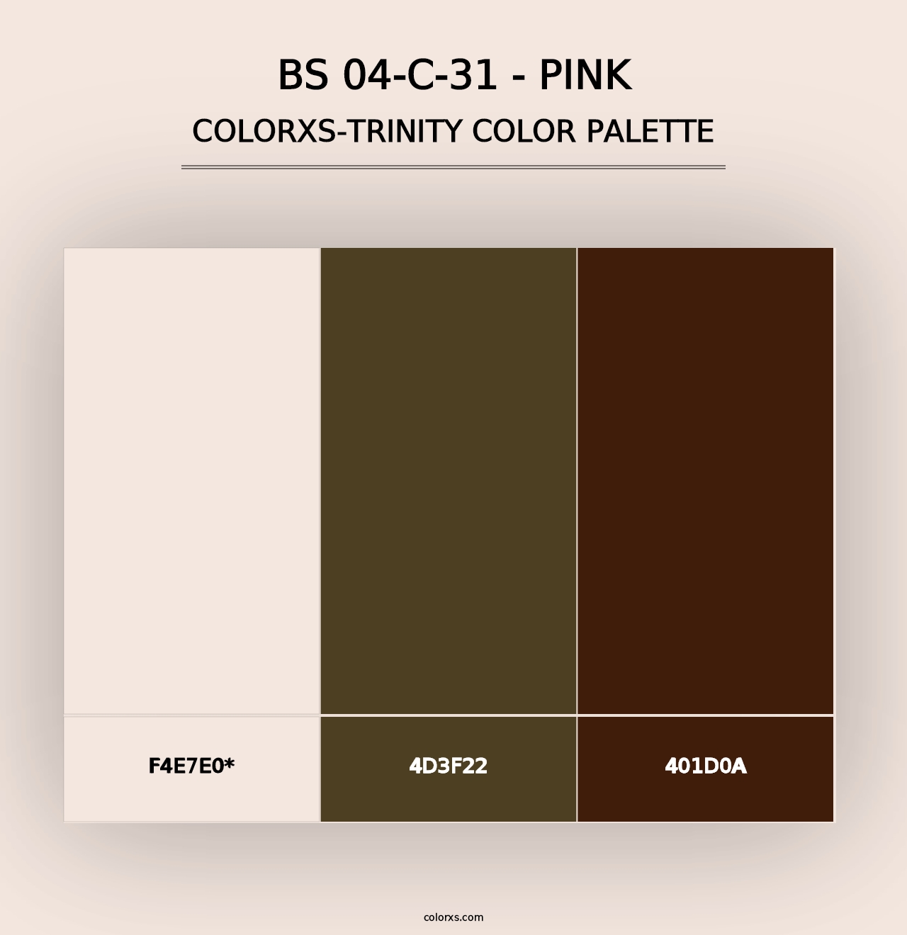 BS 04-C-31 - Pink - Colorxs Trinity Palette