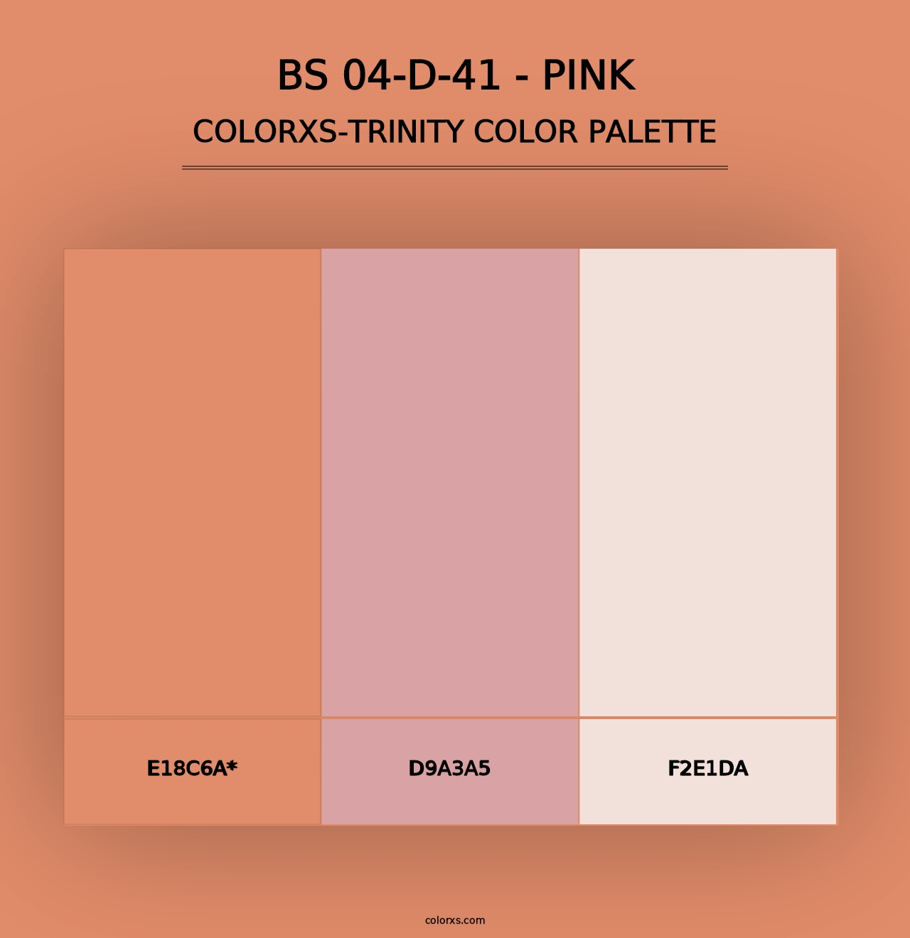 BS 04-D-41 - Pink - Colorxs Trinity Palette