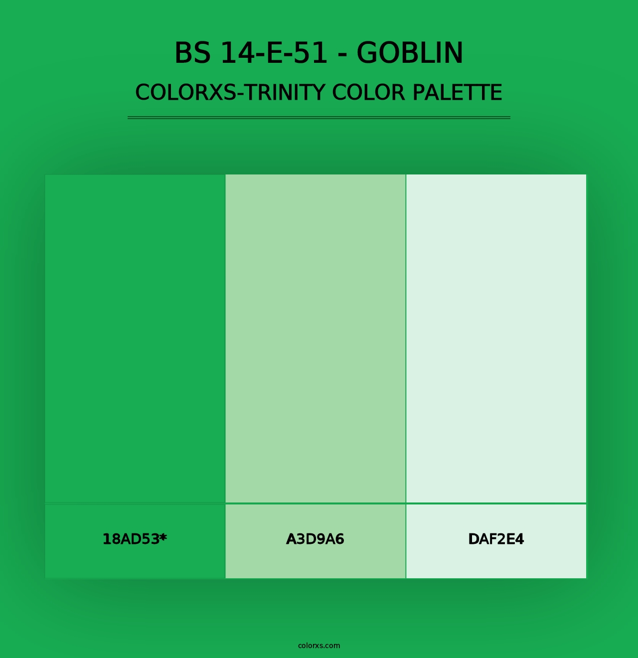 BS 14-E-51 - Goblin - Colorxs Trinity Palette