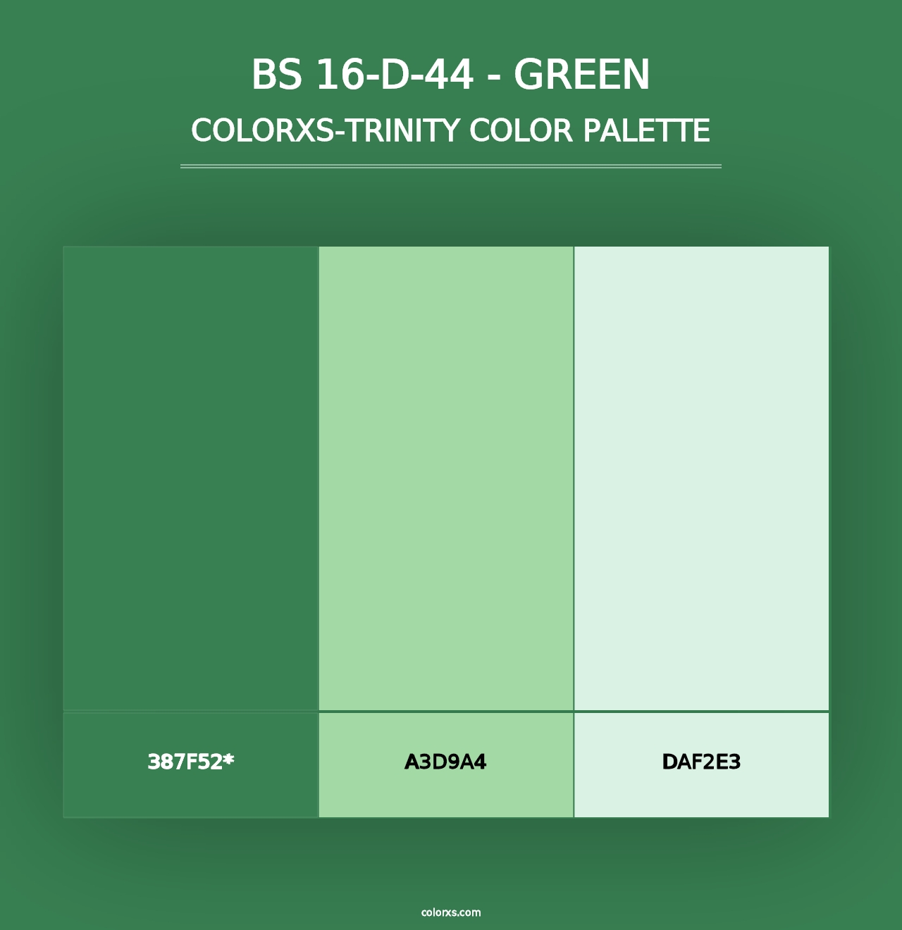 BS 16-D-44 - Green - Colorxs Trinity Palette