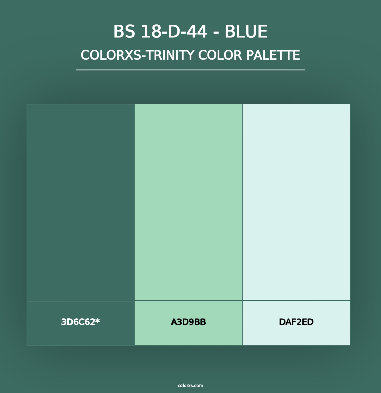 BS 18-D-44 - Blue - Colorxs Trinity Palette