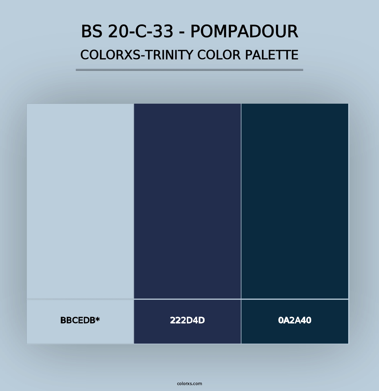 BS 20-C-33 - Pompadour - Colorxs Trinity Palette