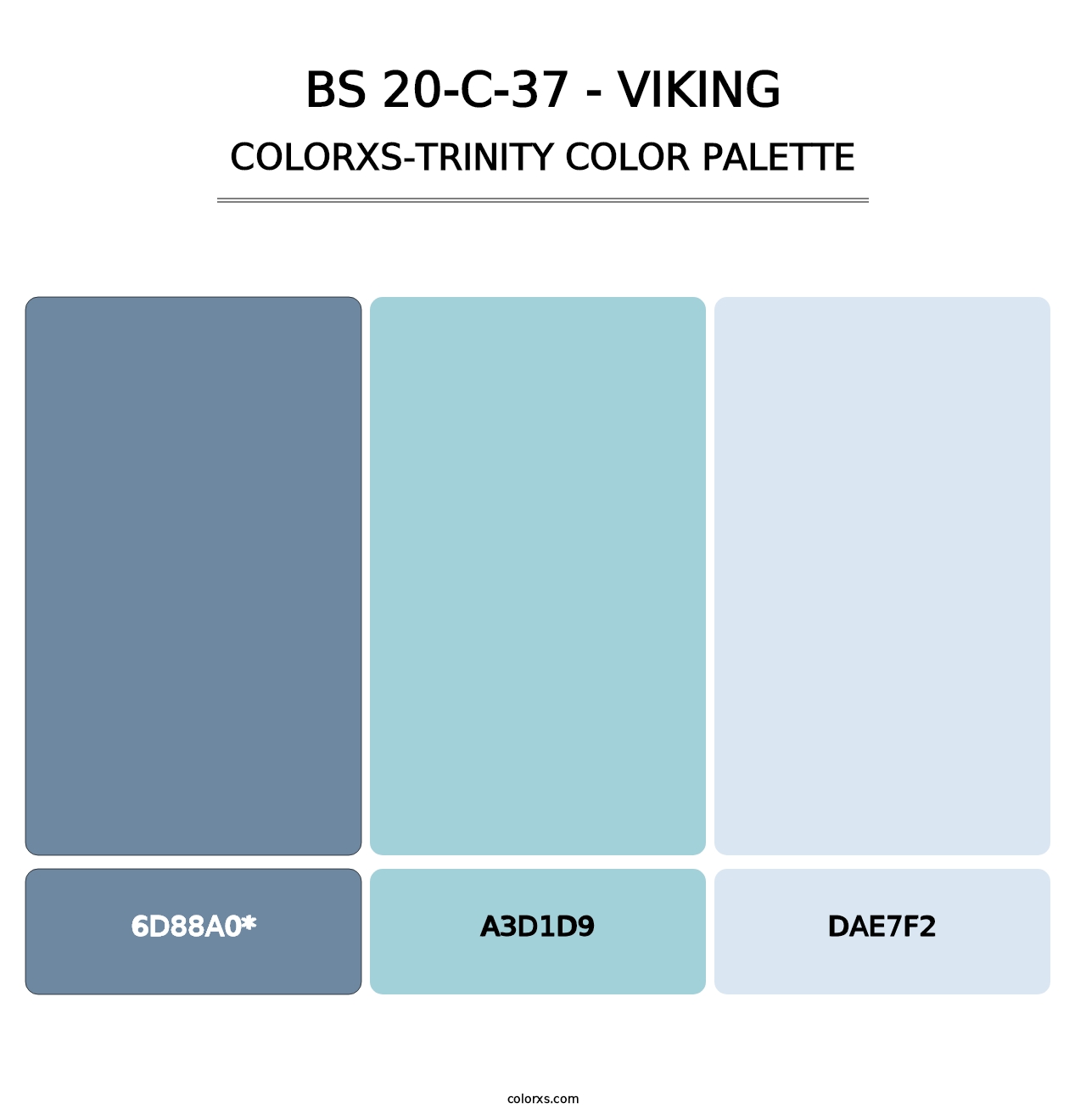 BS 20-C-37 - Viking - Colorxs Trinity Palette