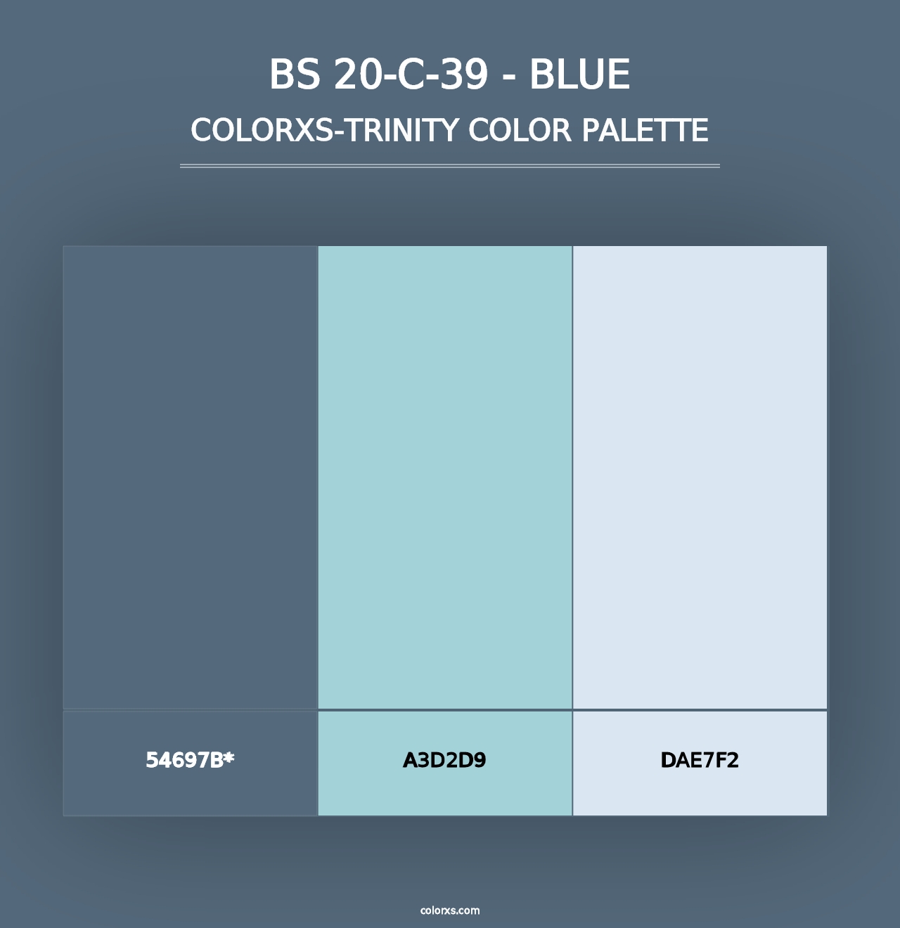 BS 20-C-39 - Blue - Colorxs Trinity Palette