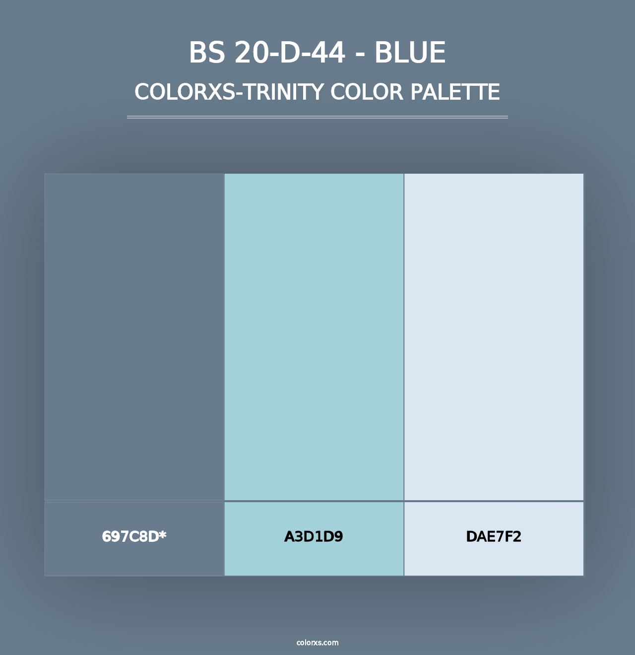 BS 20-D-44 - Blue - Colorxs Trinity Palette