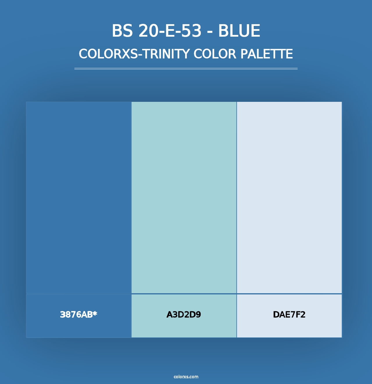 BS 20-E-53 - Blue - Colorxs Trinity Palette