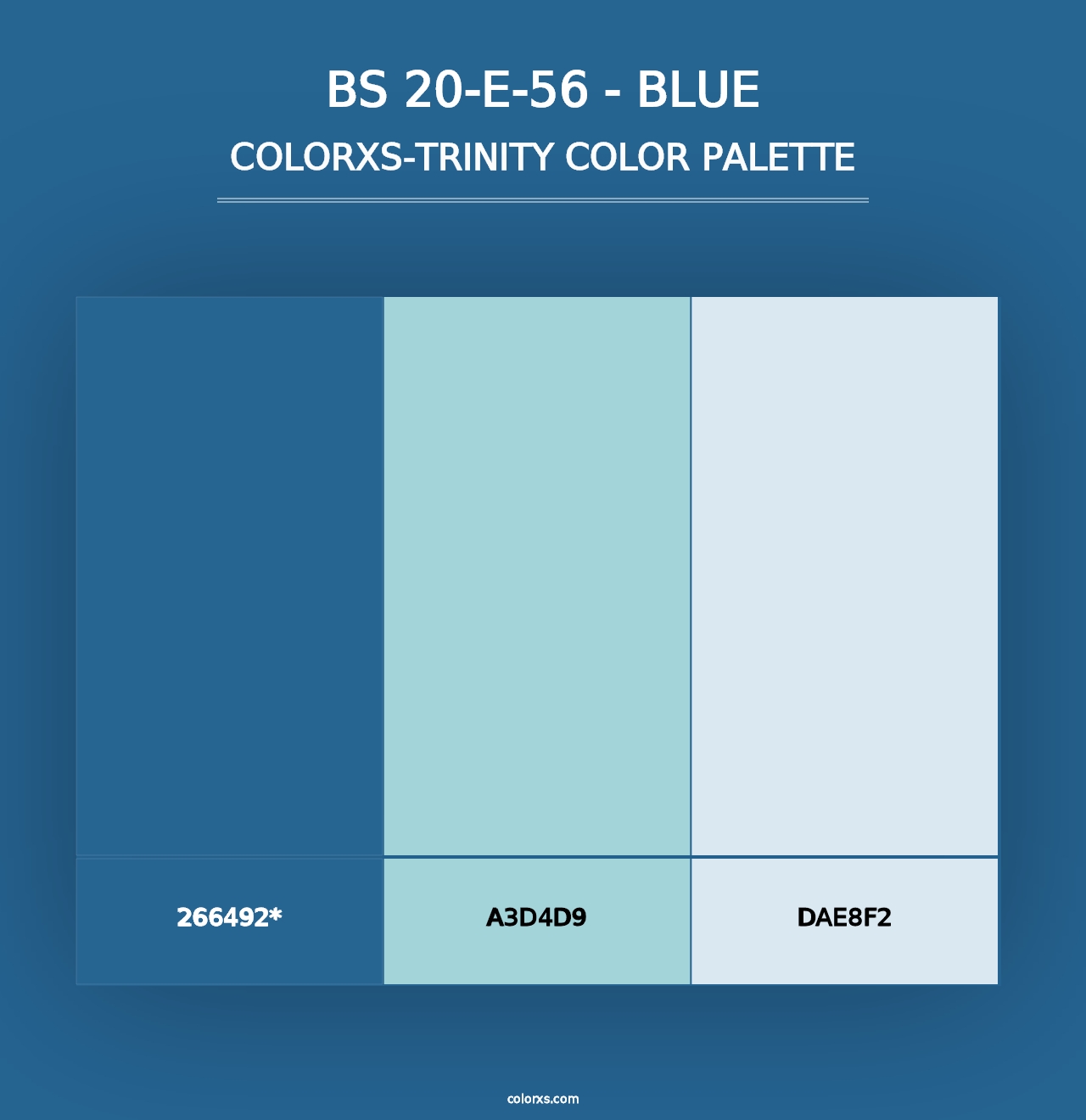 BS 20-E-56 - Blue - Colorxs Trinity Palette