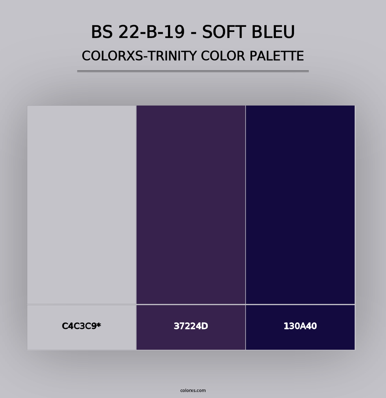 BS 22-B-19 - Soft Bleu - Colorxs Trinity Palette