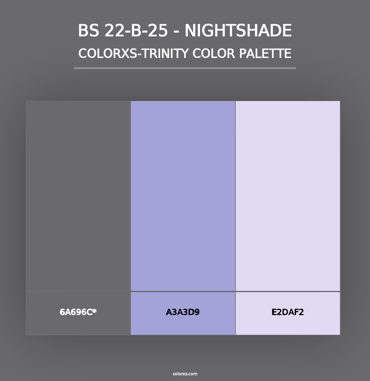 BS 22-B-25 - Nightshade - Colorxs Trinity Palette