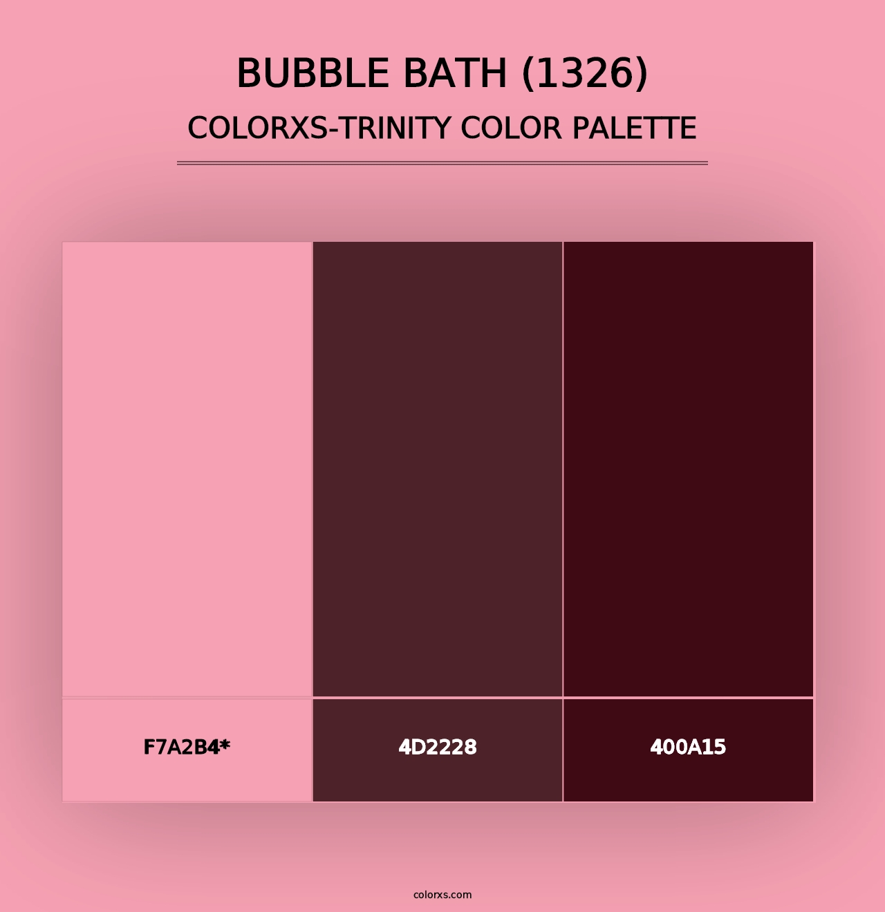 Bubble Bath (1326) - Colorxs Trinity Palette