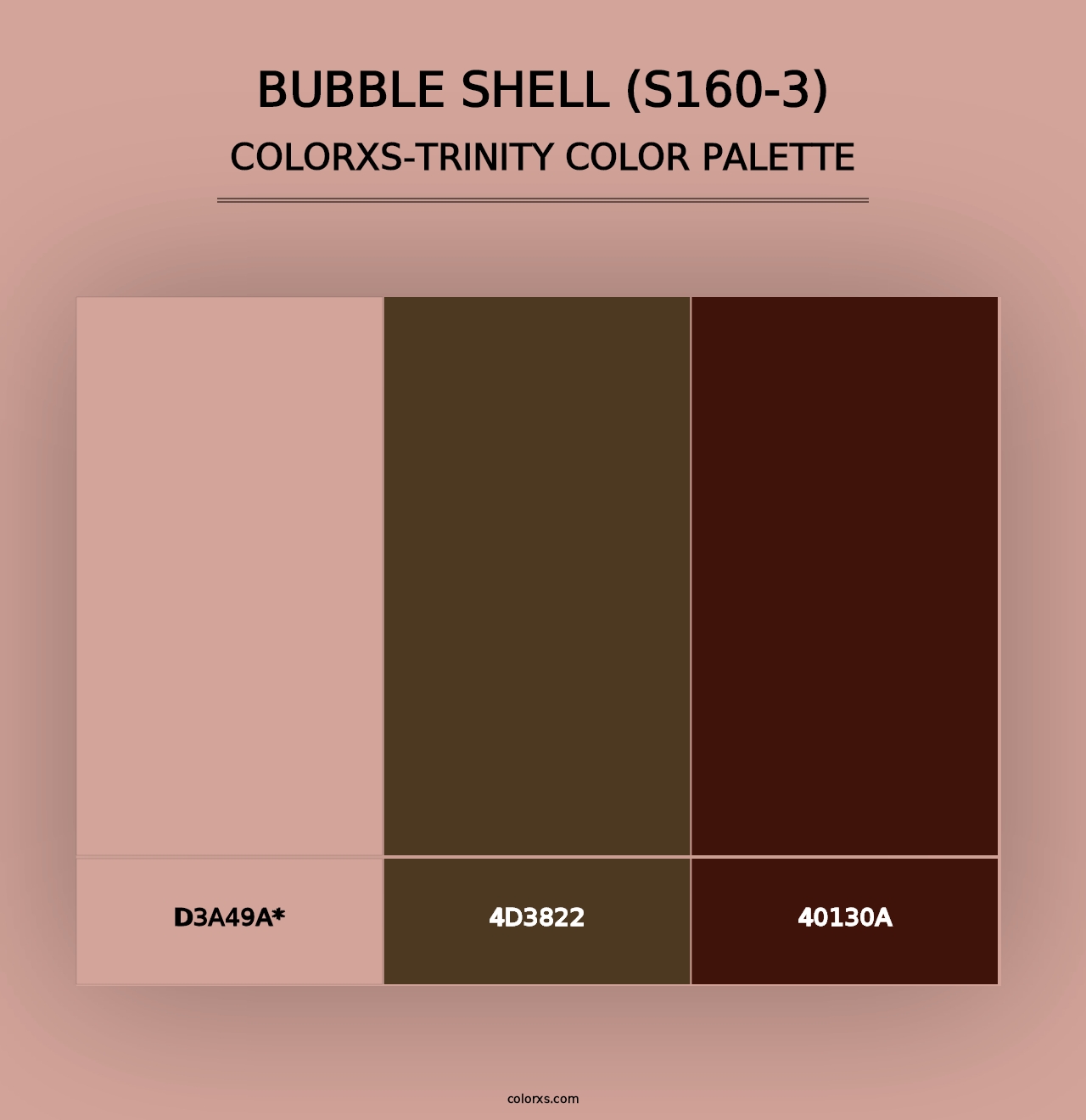 Bubble Shell (S160-3) - Colorxs Trinity Palette