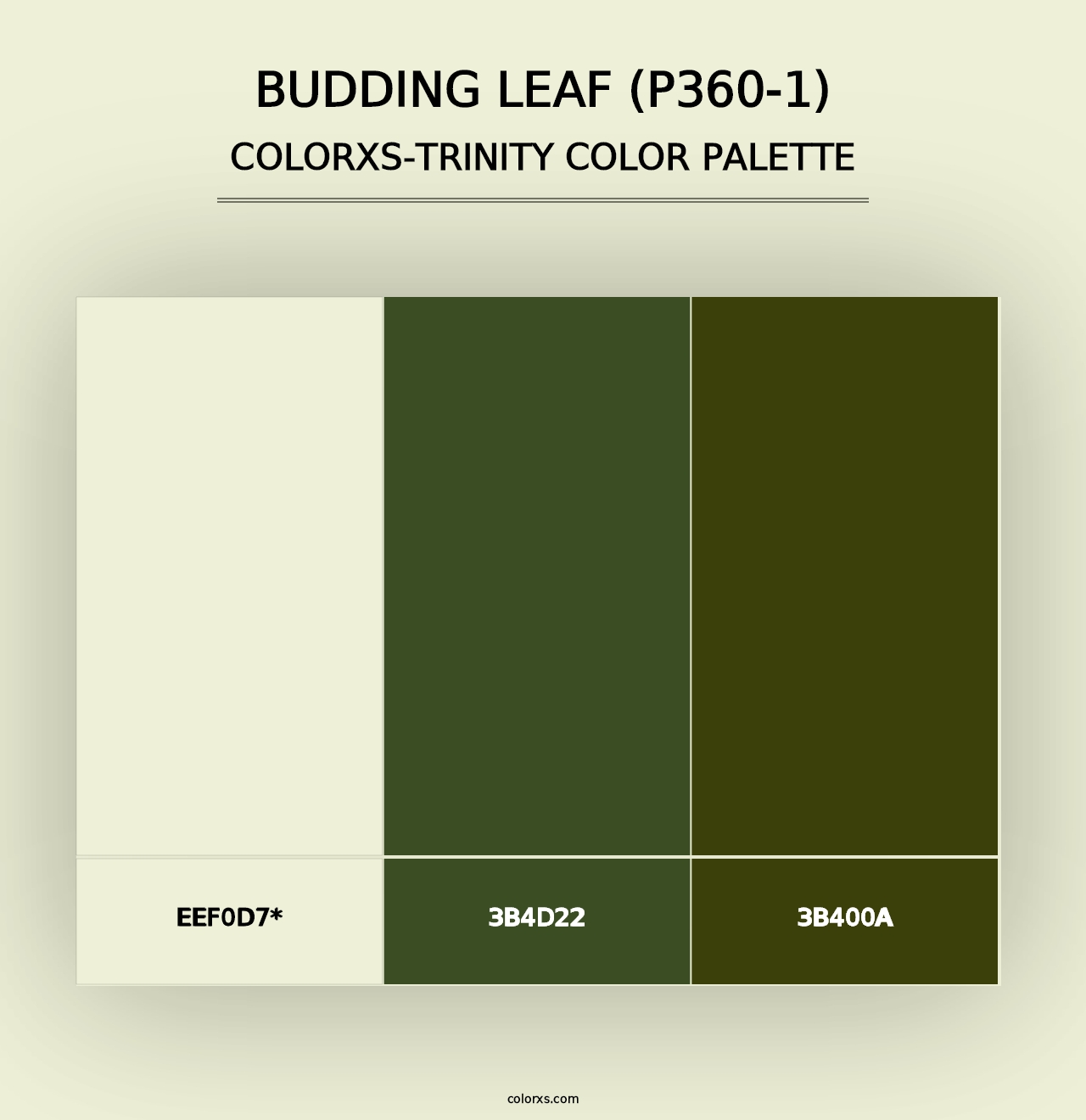 Budding Leaf (P360-1) - Colorxs Trinity Palette