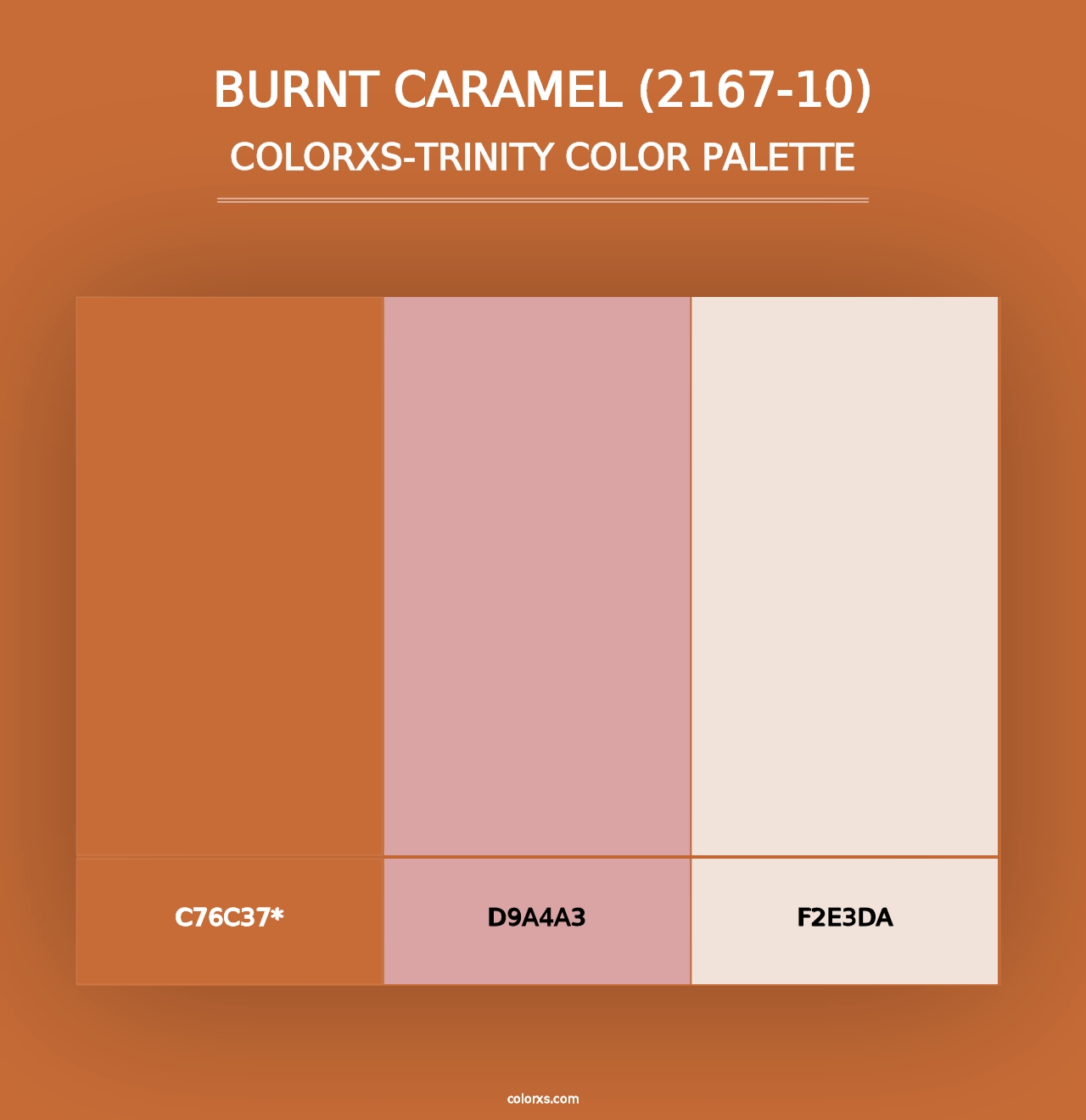 Burnt Caramel (2167-10) - Colorxs Trinity Palette