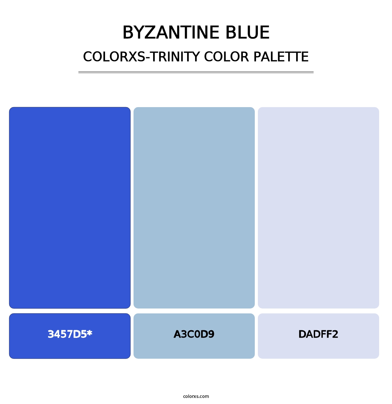 Byzantine Blue - Colorxs Trinity Palette