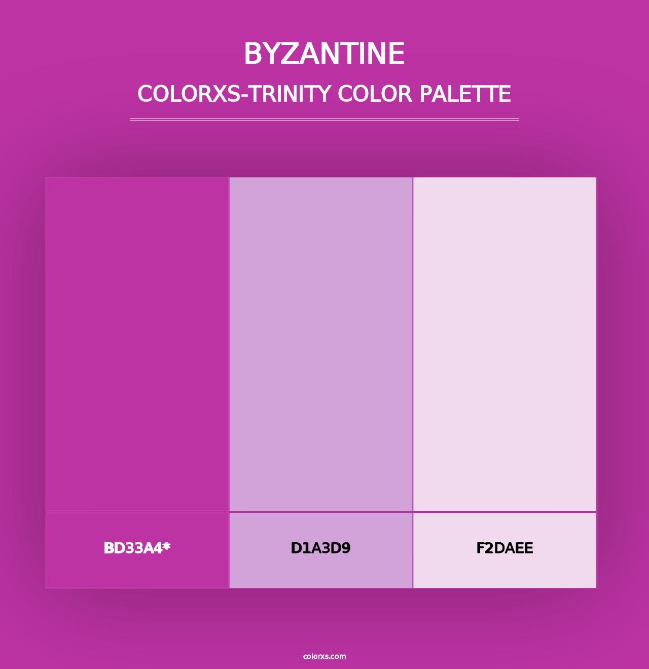 Byzantine - Colorxs Trinity Palette