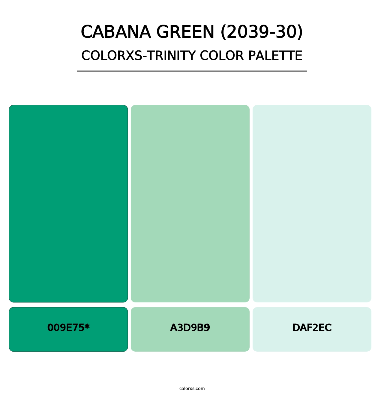 Cabana Green (2039-30) - Colorxs Trinity Palette