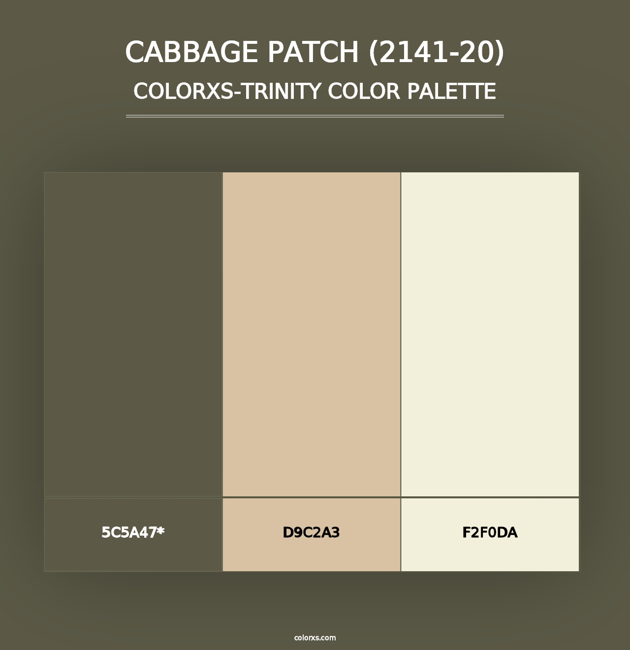 Cabbage Patch (2141-20) - Colorxs Trinity Palette