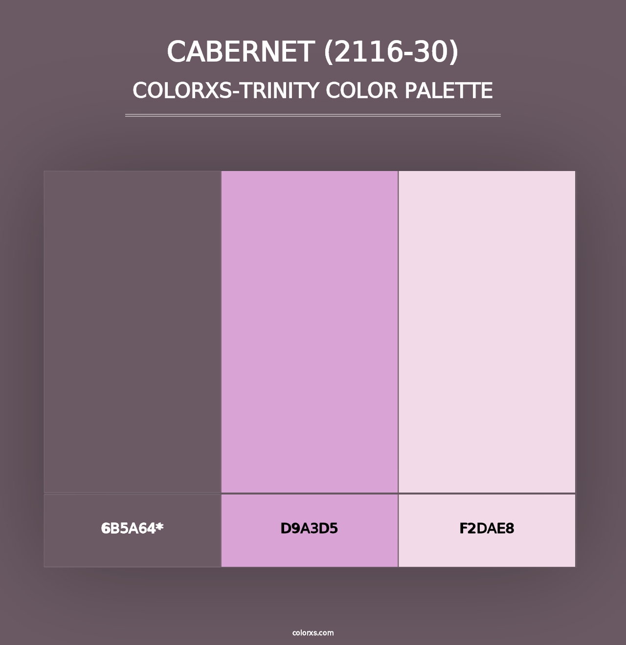 Cabernet (2116-30) - Colorxs Trinity Palette