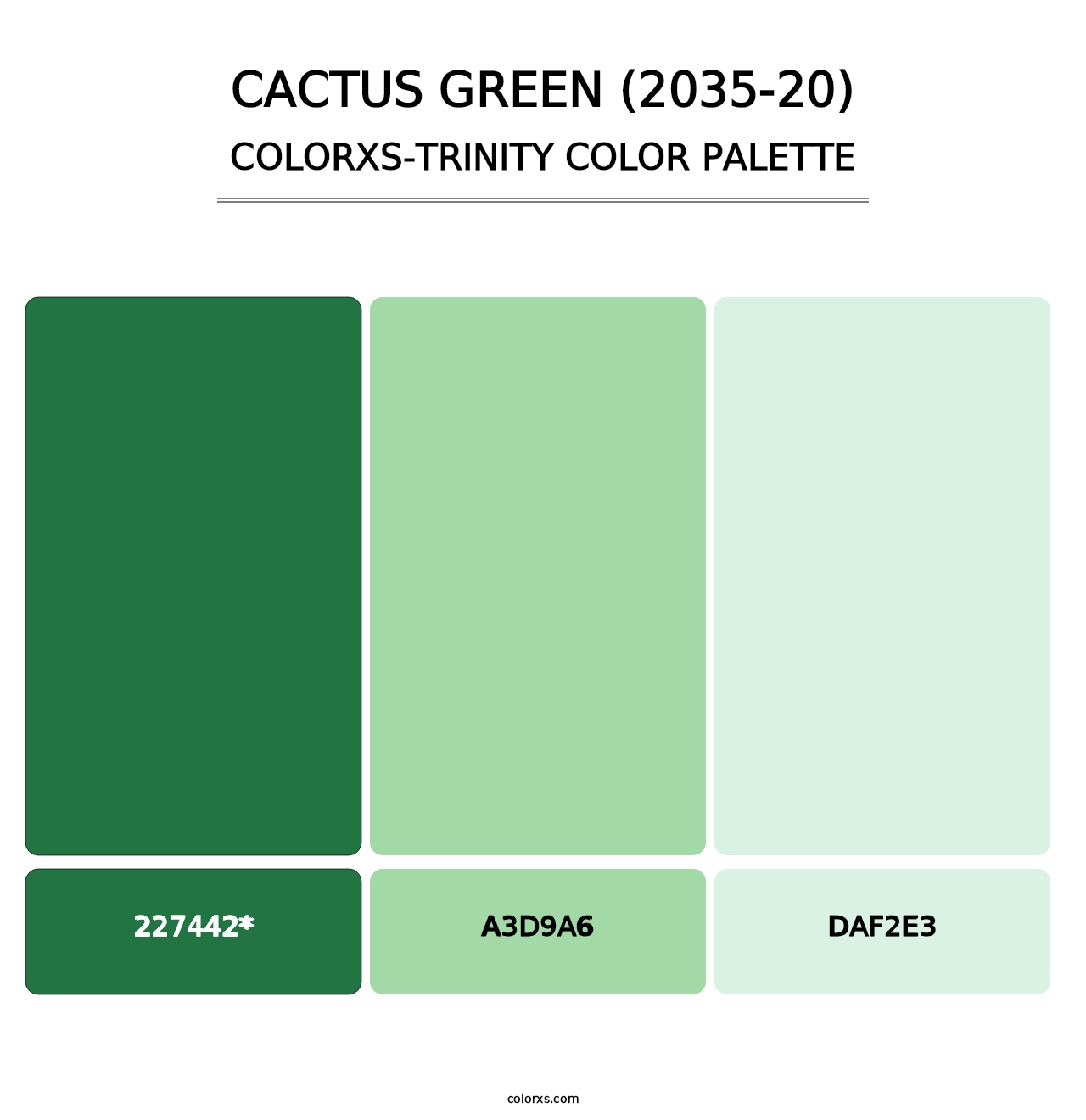 Cactus Green (2035-20) - Colorxs Trinity Palette