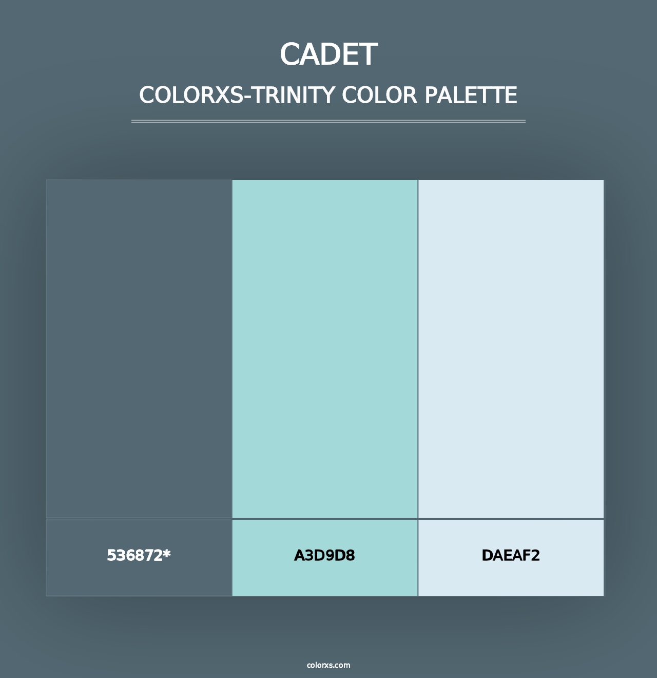 Cadet - Colorxs Trinity Palette