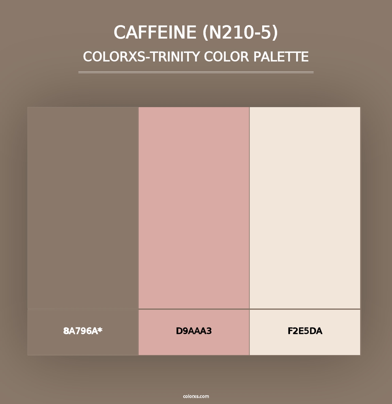 Caffeine (N210-5) - Colorxs Trinity Palette