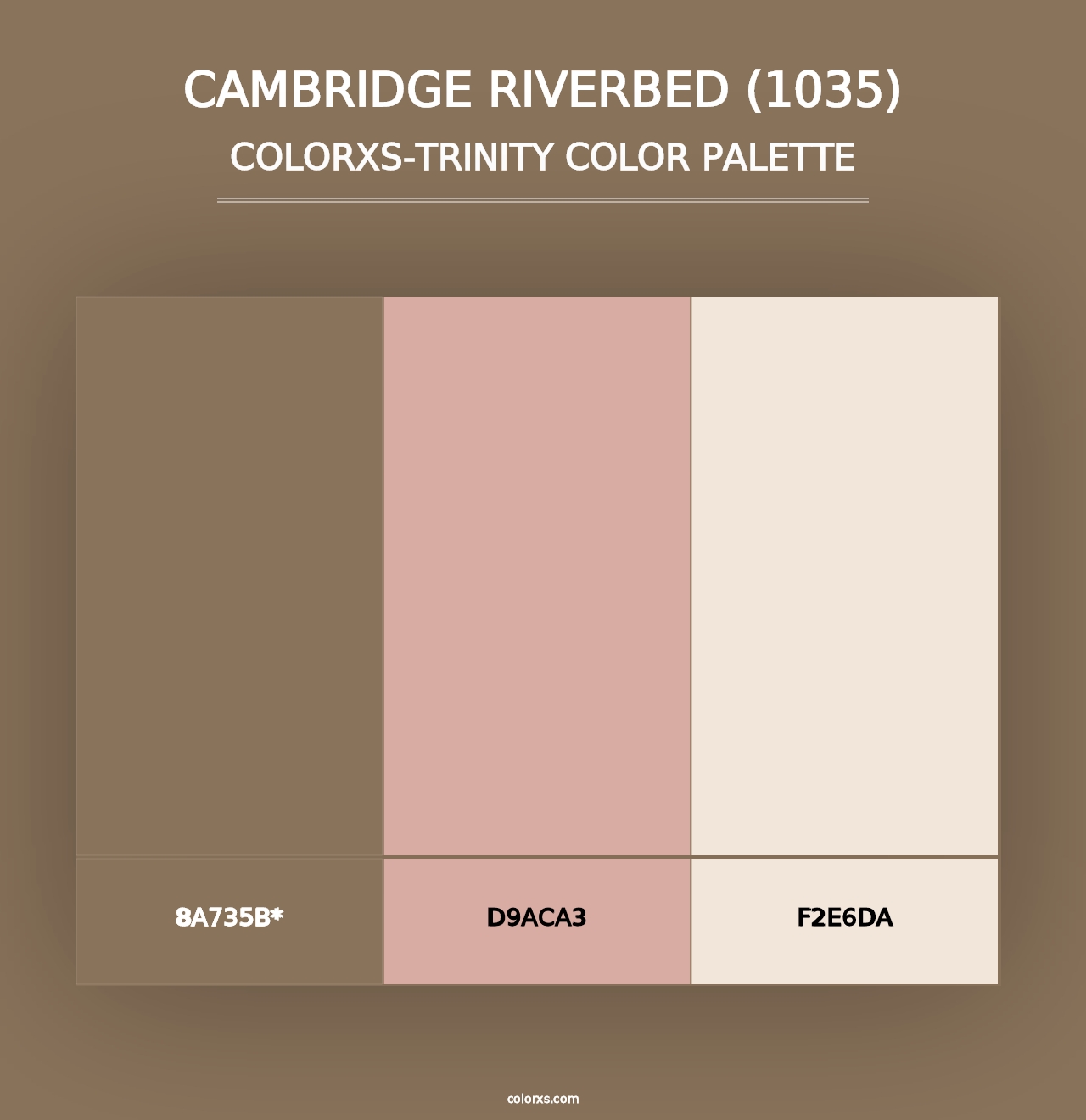 Cambridge Riverbed (1035) - Colorxs Trinity Palette