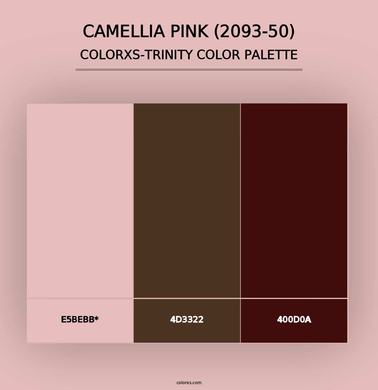 Camellia Pink (2093-50) - Colorxs Trinity Palette