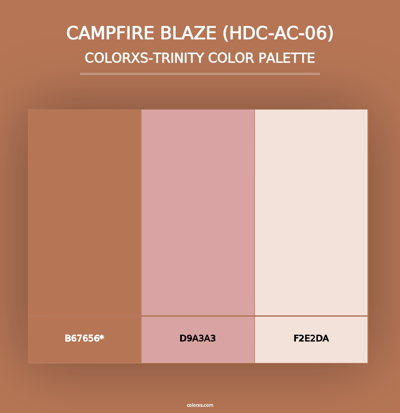 Campfire Blaze (HDC-AC-06) - Colorxs Trinity Palette