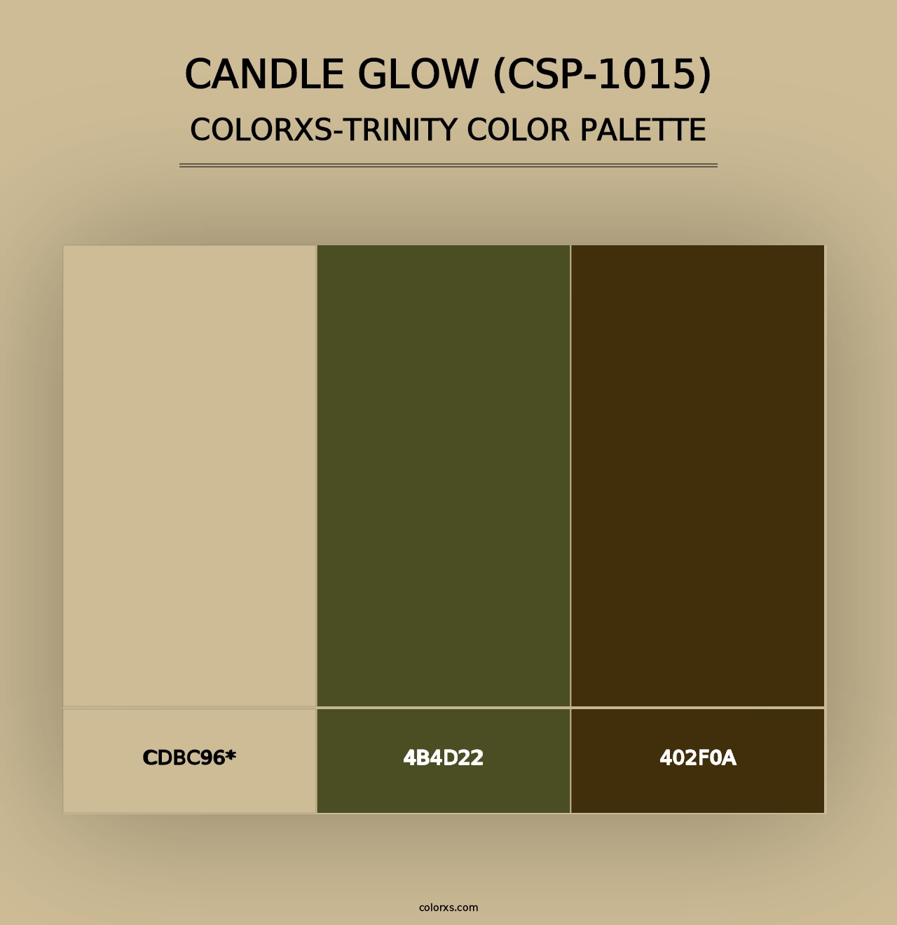 Candle Glow (CSP-1015) - Colorxs Trinity Palette