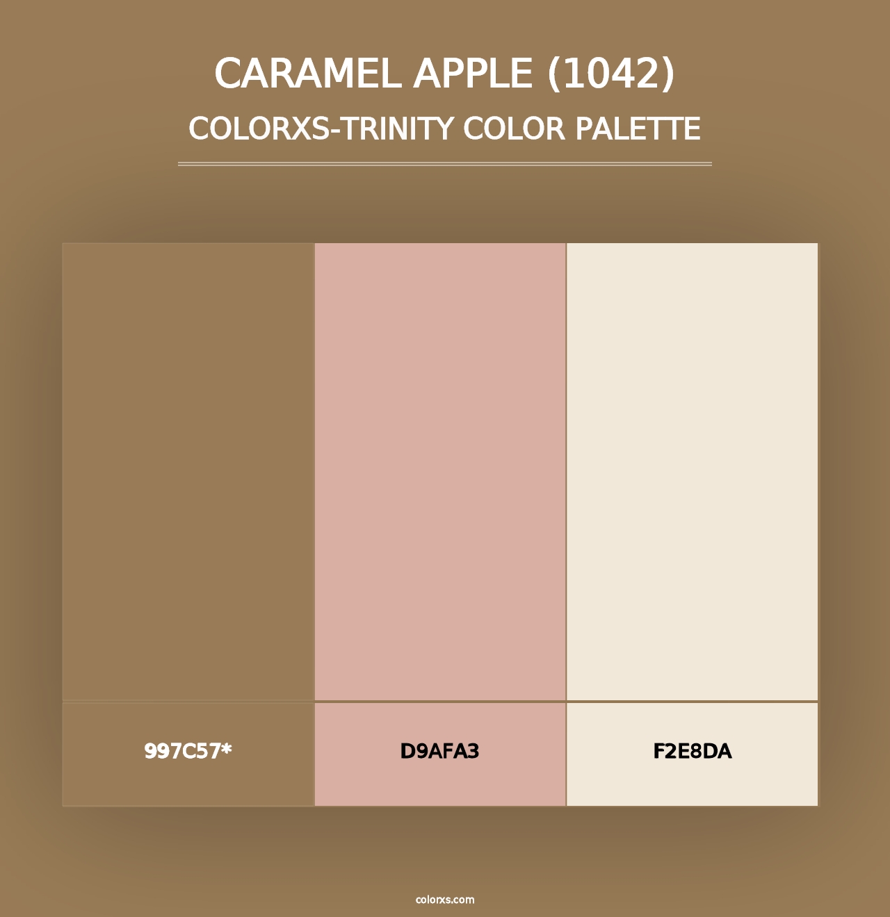 Caramel Apple (1042) - Colorxs Trinity Palette