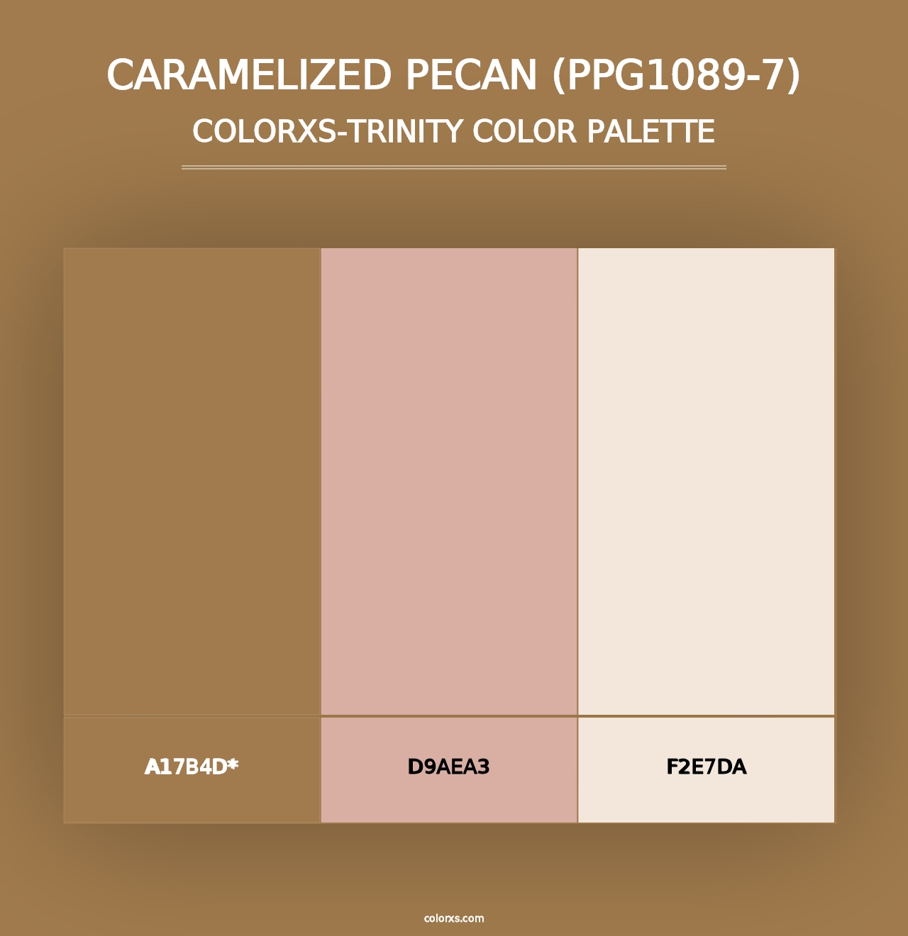 Caramelized Pecan (PPG1089-7) - Colorxs Trinity Palette