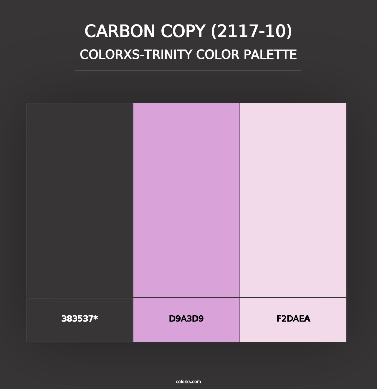 Carbon Copy (2117-10) - Colorxs Trinity Palette