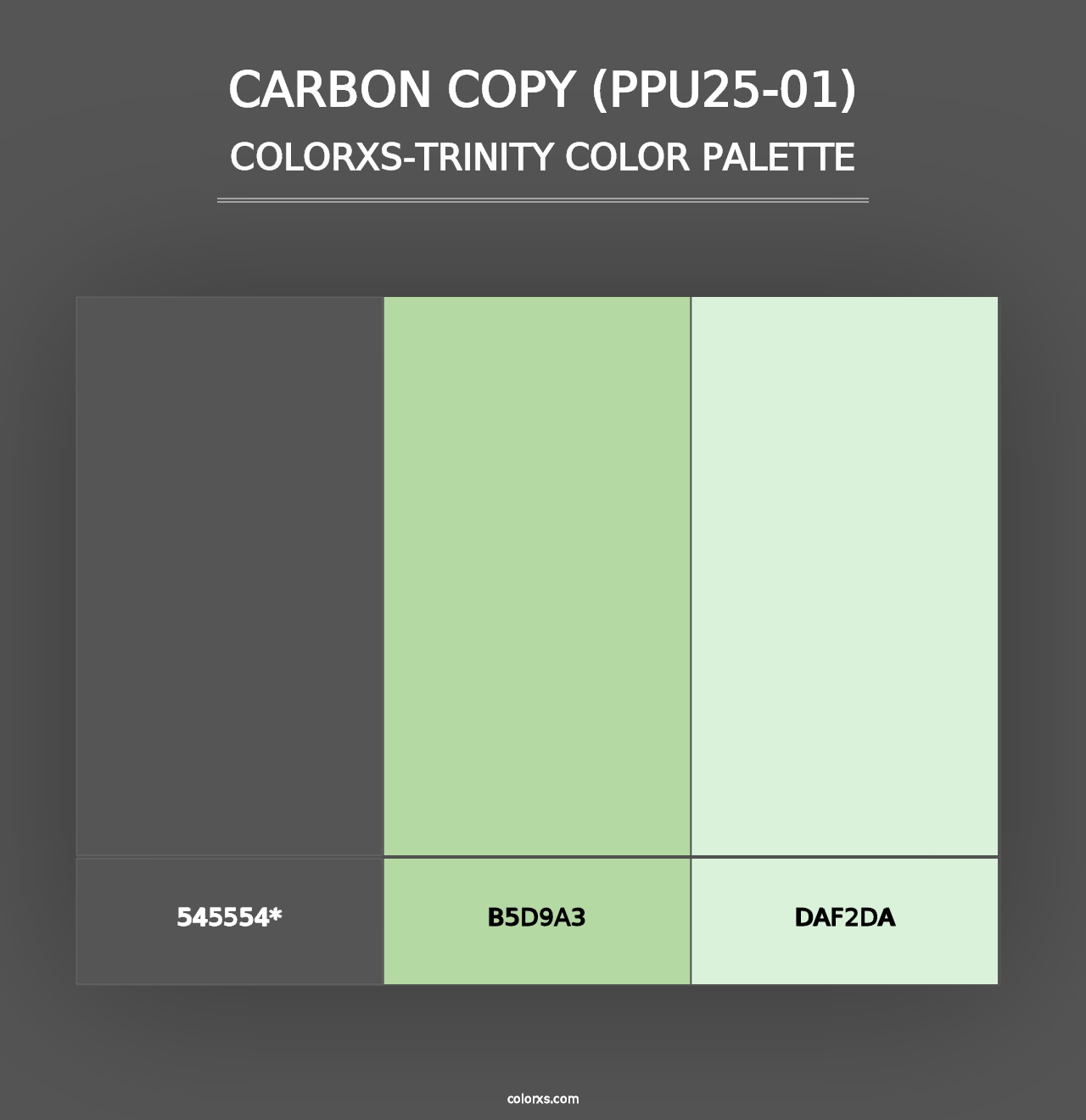 Carbon Copy (PPU25-01) - Colorxs Trinity Palette