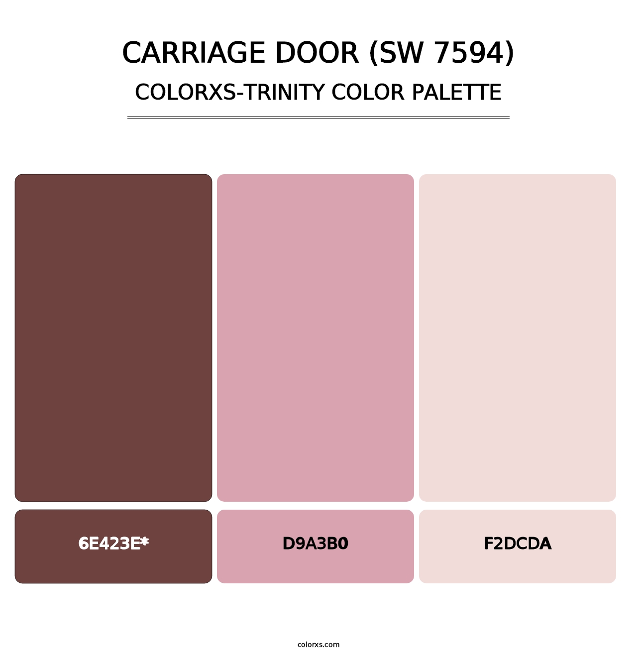 Carriage Door (SW 7594) - Colorxs Trinity Palette